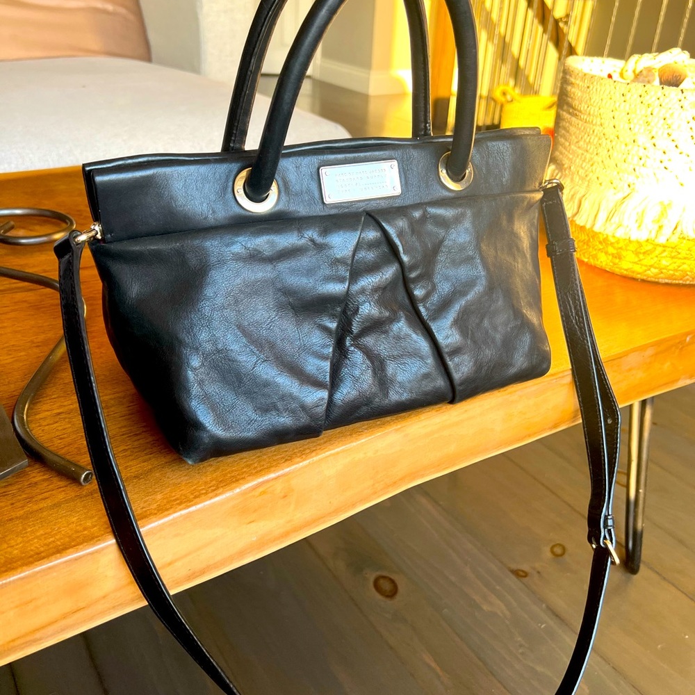 Marc by Marc Jacobs original dumplings shaped bag in black. Medium size